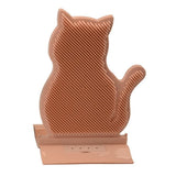 Darrahopens Pet Care > Toys > Cat Toys 1pc Cat Self Groomer Brush Cat Face Massager Pet Rubbing Post - Coffee