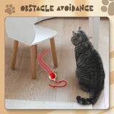 Darrahopens Pet Care > Toys > Cat Toys 2 pcs 360° Smart Automatic Rolling Pet Ball, Rechargeable Irregular Movement for Cats & Dogs, Red