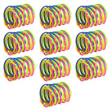 Darrahopens Pet Care > Toys > Cat Toys 40Pcs Cat Spring Toys Colorful Cat Spiral Bouncy Toys Interactive Toys for Cats and Kittens