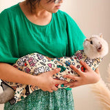 Darrahopens Pet Care > Toys > Cat Toys Anti-Escape Cat Grooming Wrap Mat Anti-Scratch Calming Wrap for Pet Nail Clipping Multifunctional Pet Mat - M