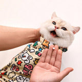 Darrahopens Pet Care > Toys > Cat Toys Anti-Escape Cat Grooming Wrap Mat Anti-Scratch Calming Wrap for Pet Nail Clipping Multifunctional Pet Mat - XL