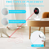 Darrahopens Pet Care > Toys > Cat Toys CARLA HOME Interactive Laser Toy for Cats with Adjustable Angle, USB Rechargeable & 2 Speed Modes