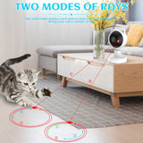 Darrahopens Pet Care > Toys > Cat Toys CARLA HOME Interactive Laser Toy for Cats with Adjustable Angle, USB Rechargeable & 2 Speed Modes