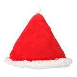 Darrahopens Pet Care > Toys > Cat Toys Cat Bed Christmas Hat Cat Tent House Self-Warming Comfortable Triangle Pet Xmas Dog Cave in Winter (Red)