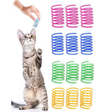 Darrahopens Pet Care > Toys > Cat Toys Cat Spiral Spring, Creative Toy to Pass the Time and Keep Shape Interactive Durable Heavy Duty Plastic Colorful Toy for Rocking