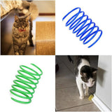 Darrahopens Pet Care > Toys > Cat Toys Cat Spiral Spring, Creative Toy to Pass the Time and Keep Shape Interactive Durable Heavy Duty Plastic Colorful Toy for Rocking