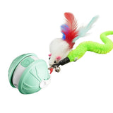 Darrahopens Pet Care > Toys > Cat Toys Electric Automatic Moving Rolling Dog Toy Interactive Dog Ball Toy Green