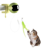 Darrahopens Pet Care > Toys > Cat Toys Electric Interactive Cat Toys Automatic Lifting Cat Teaser Toys Set Green