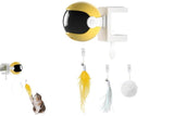Darrahopens Pet Care > Toys > Cat Toys Electric Interactive Cat Toys Automatic Lifting Cat Teaser Toys Set Green