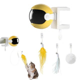 Darrahopens Pet Care > Toys > Cat Toys Electric Interactive Cat Toys Automatic Lifting Cat Teaser Toys Set Green