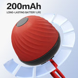Darrahopens Pet Care > Toys > Cat Toys Electric Rolling Pet Ball for Cats and Dogs, Durable, Chew-Resistant, Rope-Knot, Squeaky, and Glowing Toy - Red