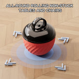 Darrahopens Pet Care > Toys > Cat Toys Electric Rolling Pet Ball for Cats and Dogs, Durable, Chew-Resistant, Rope-Knot, Squeaky, and Glowing Toy - Red