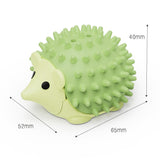 Darrahopens Pet Care > Toys > Cat Toys Green 4 Pack Hedgehog Catnip Toys Self Grooming Face Scratcher & Teething Chew Toy Soft Rubber Interactive Play Set for Kittens