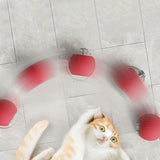 Darrahopens Pet Care > Toys > Cat Toys Interactive Cat Toy Moving Cat Ball with Dragonfly Tail Indoor Auto-Turn Cat Toy Red