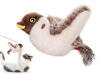 Darrahopens Pet Care > Toys > Cat Toys Interactive Cat Toy with Chirping Electronic Flying Bird for Indoor Cats