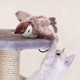 Darrahopens Pet Care > Toys > Cat Toys Interactive Cat Toy with Chirping Electronic Flying Bird for Indoor Cats