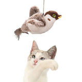 Darrahopens Pet Care > Toys > Cat Toys Interactive Cat Toy with Chirping Electronic Flying Bird for Indoor Cats