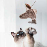 Interactive Cat Toy with Chirping Electronic Flying Bird for Indoor Cats