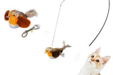 Darrahopens Pet Care > Toys > Cat Toys Interactive Cat Toy with Chirping Electronic Flying Bird for Indoor Cats