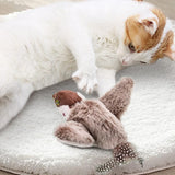 Darrahopens Pet Care > Toys > Cat Toys Interactive Cat Toy with Chirping Electronic Flying Bird for Indoor Cats