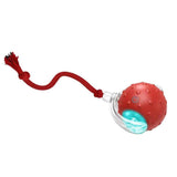 Darrahopens Pet Care > Toys > Cat Toys Motion Activate Interactive Cat Toy Rechargeable Smart Rolling Ball with Rope Red