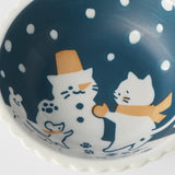 Darrahopens Pet Care > Toys > Cat Toys Pasta Bowl 14cm Snow cat Design