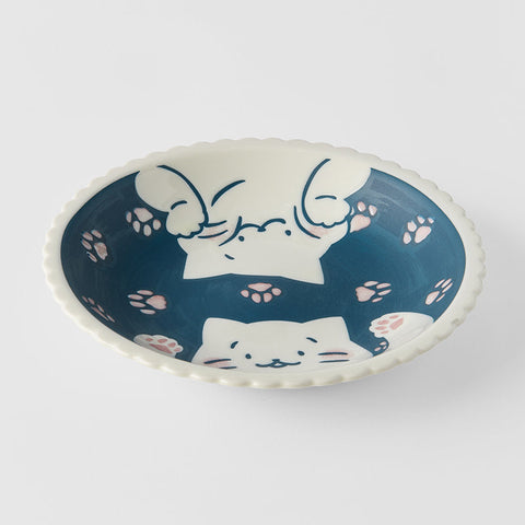 Darrahopens Pet Care > Toys > Cat Toys Pasta Bowl 21cm Paw Prints Cat Design