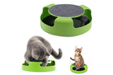 Darrahopens Pet Care > Toys > Cat Toys Pet Cat Catch Mouse Interactive Toy Cat Scratch Board Toy with Felt Scratching Claw Mat