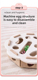 Darrahopens Pet Care > Toys > Cat Toys White Felt Puzzle Square Shape Box Cat Toy with 2 Metal Bell Balls - Scratch-Resistant & Interactive Hide-and-Seek Toy, Brain Stimulating Fun