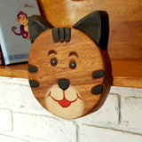 Darrahopens Pet Care > Toys > Cat Toys Wooden Wall Mounted Book Shelf CAT theme for children's room