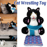 Darrahopens Pet Care > Toys > Cat Toys Wrestler Cat Interactive Hand Puppet Kitten Toy Pet Play Plush Puppet For Cats