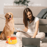 Darrahopens Pet Care > Toys > Cat Toys Yellow Interactive Duck-Shaped Automatic Pet Feeder – Smart Treat Dispenser for Cats & Dogs with 3 Adjustable Port Sizes