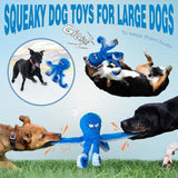 Darrahopens Pet Care > Toys > Dog Toys 1 Pcs Durable Plush Dog Chew Toy, Squeaky Interactive Tug Of War Toy For Large Dogs, Crinkle Sound Pet Toy, Warm Puppy Toyt,32*9*9cm,Blue In Australia - Darrahopens