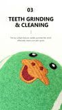Darrahopens Pet Care > Toys > Dog Toys 3-Piece Set High Elastic Pet Tennis Toy - Chew-Resistant Dog Ball with Plush Animal Designs for Interactive Play, Teeth Grinding & Dental Cleaning, Synthetic Fiber & Rubber, 80g Lightweight, Ideal for Small to Large Dogs-Designs: Duck and  Owl and  Pengui