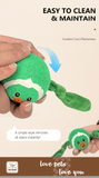 Darrahopens Pet Care > Toys > Dog Toys 3-Piece Set High Elastic Pet Tennis Toy - Chew-Resistant Dog Ball with Plush Animal Designs for Interactive Play, Teeth Grinding & Dental Cleaning, Synthetic Fiber & Rubber, 80g Lightweight, Ideal for Small to Large Dogs-Designs: Duck and  Owl and  Pengui