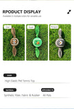 3-Piece Set High Elastic Pet Tennis Toy - Chew-Resistant Dog Ball with Plush Animal Designs for Interactive Play, Teeth Grinding & Dental Cleaning, Synthetic Fiber & Rubber, 80g Lightweight, Ideal for Small to Large Dogs-Designs: Duck and  Owl and  Pengui