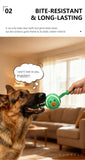 3-Piece Set High Elastic Pet Tennis Toy - Chew-Resistant Dog Ball with Plush Animal Designs for Interactive Play, Teeth Grinding & Dental Cleaning, Synthetic Fiber & Rubber, 80g Lightweight, Ideal for Small to Large Dogs-Designs: Duck and  Owl and  Pengui