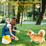 Darrahopens Pet Care > Toys > Dog Toys Automatic Pet Ball Launcher Toy with 3 Smart Launch Modes, Built-in Li-ion Battery & USB Charging, Long Battery Life, Indoor/Outdoor Use, Perfect Interactive Training Toy for Small and Medium Dogs.(aqua)