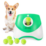 Darrahopens Pet Care > Toys > Dog Toys Automatic Pet Ball Launcher Toy with 3 Smart Launch Modes, Built-in Li-ion Battery & USB Charging, Long Battery Life, Indoor/Outdoor Use, Perfect Interactive Training Toy for Small and Medium Dogs.(aqua)