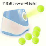 Automatic Pet Ball Launcher Toy with 3 Smart Launch Modes, Built-in Li-ion Battery & USB Charging, Long Battery Life, Indoor/Outdoor Use, Perfect Interactive Training Toy for Small and Medium Dogs.(blue)