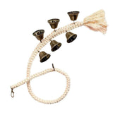 Darrahopens Pet Care > Toys > Dog Toys Dog Doorbell With 6 Extra Loud Bells Adjustable Doorbell Hanging Rope For Dog Training