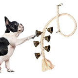 Darrahopens Pet Care > Toys > Dog Toys Dog Doorbell With 6 Extra Loud Bells Adjustable Doorbell Hanging Rope For Dog Training
