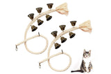 Darrahopens Pet Care > Toys > Dog Toys Dog Doorbell With 6 Extra Loud Bells Adjustable Doorbell Hanging Rope For Dog Training