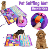 Darrahopens Pet Care > Toys > Dog Toys Dog Pet Nose Training Sniffing Pad Toys Blanket Game Feeding Cushion Snuffle Mat
