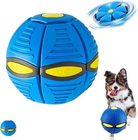 Darrahopens Pet Care > Toys > Dog Toys Dog Toy Ball - Interactive Dog Ball - Pet Magic Frisbee Ball - Pet Frisbee Ball - Interactive Pet Toy - Pet Magic Frisbee Ball - Blue
