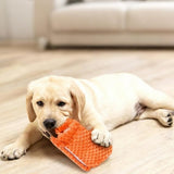 Darrahopens Pet Care > Toys > Dog Toys Dog Toys for Aggressive Chewers Dog Toys with Squeaker for Boredom and Teething Orange