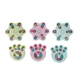 Darrahopens Pet Care > Toys > Dog Toys Dog Treat Dispenser Food Puzzle Toy Interactive Training Feeder Pet Supply Bowl - Hexagon-Blue