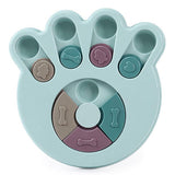 Darrahopens Pet Care > Toys > Dog Toys Dog Treat Dispenser Food Puzzle Toy Interactive Training Feeder Pet Supply Bowl - Hexagon-Blue
