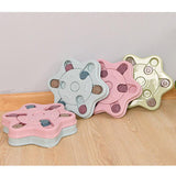 Darrahopens Pet Care > Toys > Dog Toys Dog Treat Dispenser Food Puzzle Toy Interactive Training Feeder Pet Supply Bowl - Hexagon-Pink