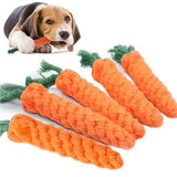 Darrahopens Pet Care > Toys > Dog Toys Durable Carrot-Shaped Cotton Rope Dog Toy for Interactive Play, Chewing, and Dental Health – Fun Tug-of-War and Fetch Toy for Medium to Large Breeds In Australia - Darrahopens